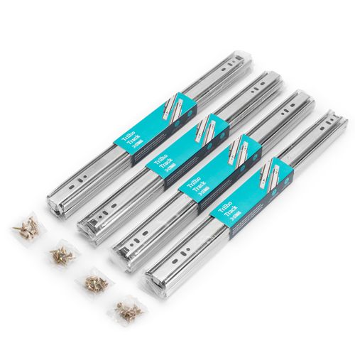 TRILHO TELESCÓPICO TRACK C/ 04 PARES (PREÇO POR PAR)